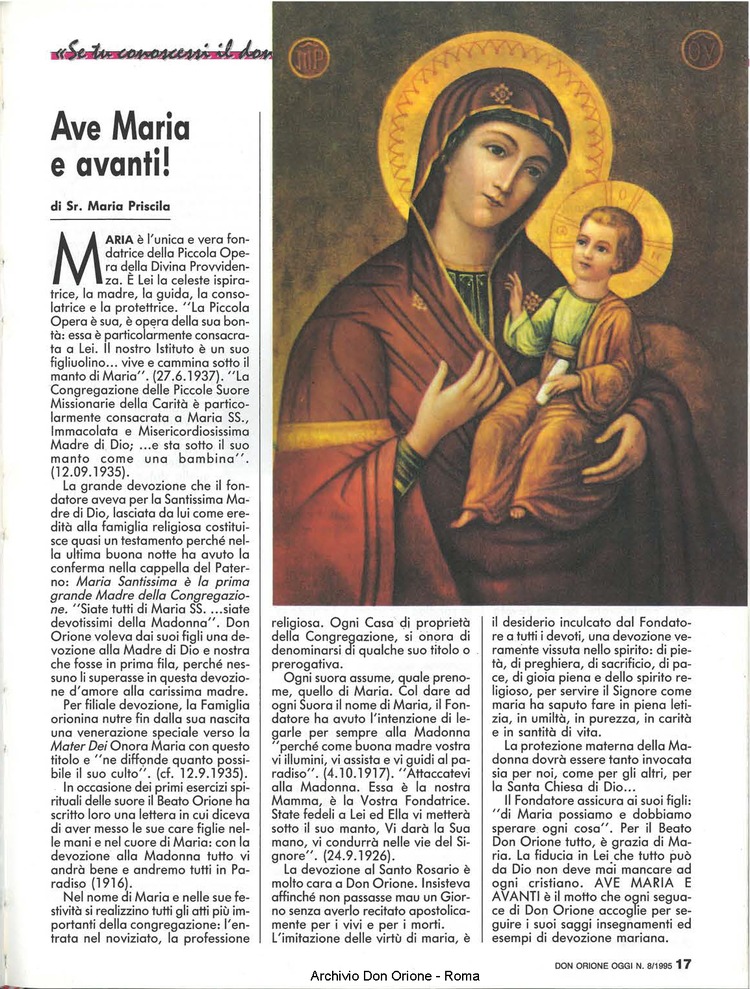 Don Orione oggi, 1995, 08, pagina 17