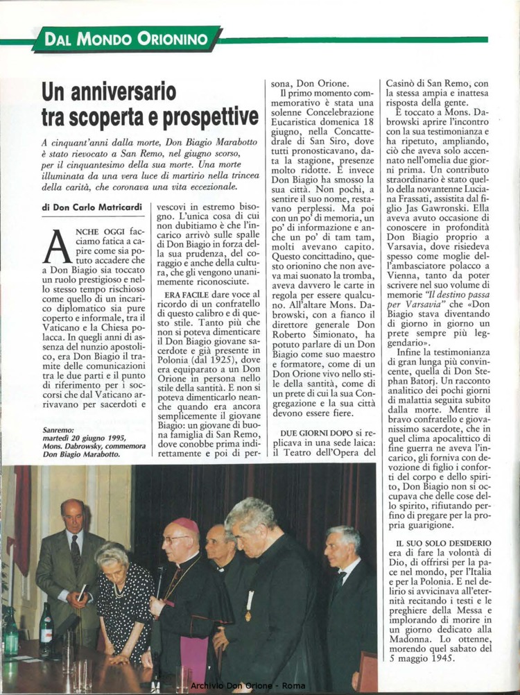 Don Orione oggi, 1995, 08, pagina 22