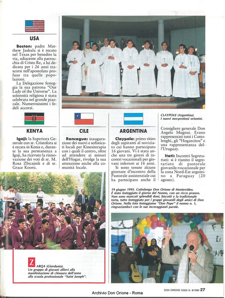 Don Orione oggi, 1995, 08, pagina 27