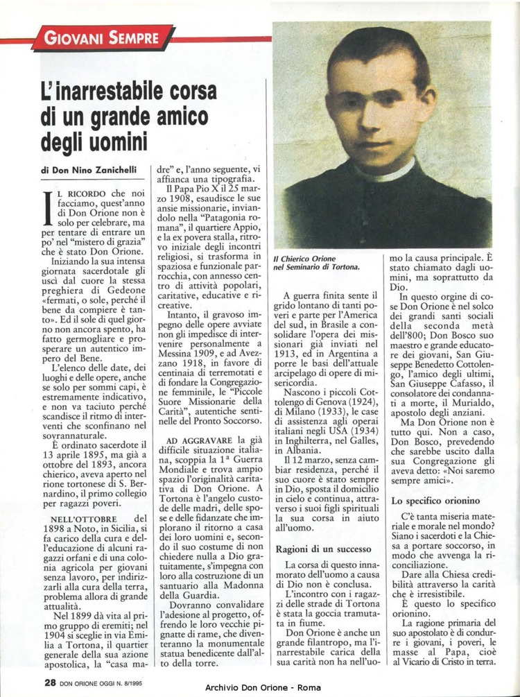 Don Orione oggi, 1995, 08, pagina 28