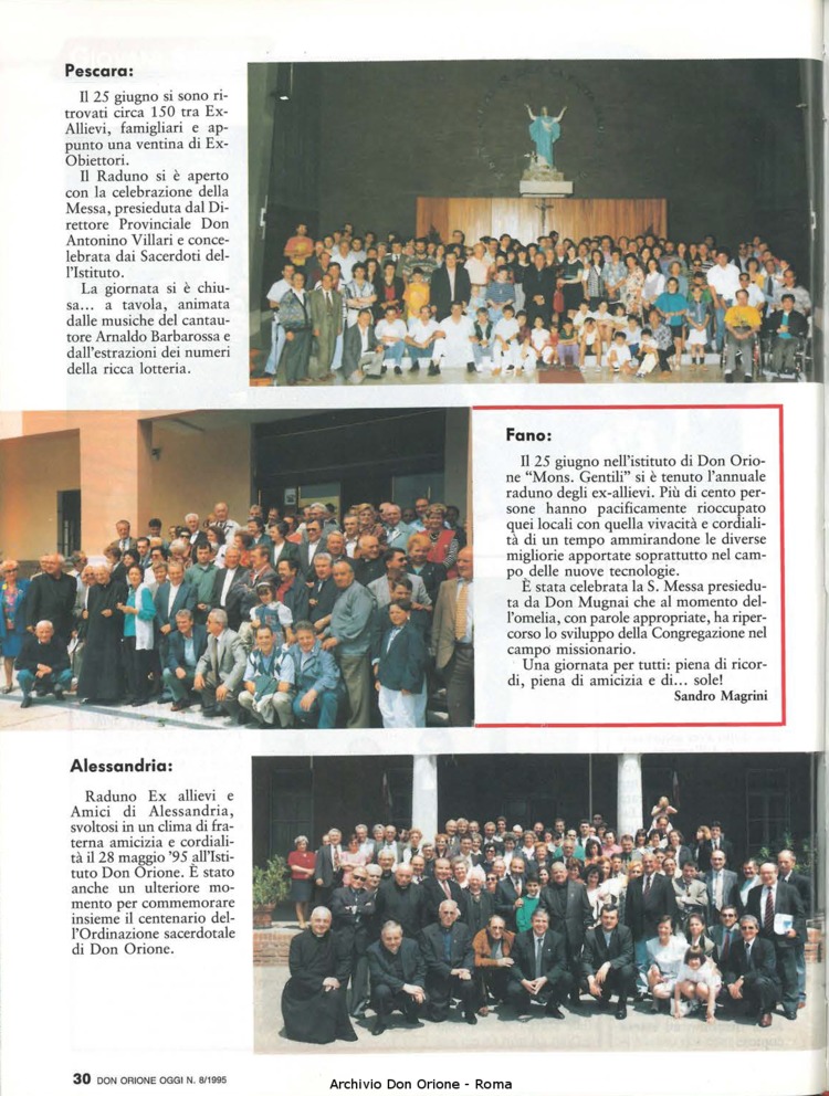 Don Orione oggi, 1995, 08, pagina 30