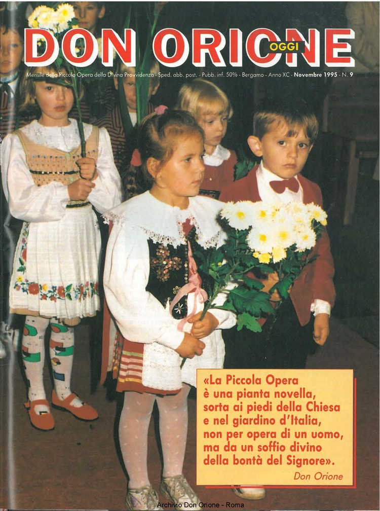 Don Orione oggi, 1995, 09, pagina 1