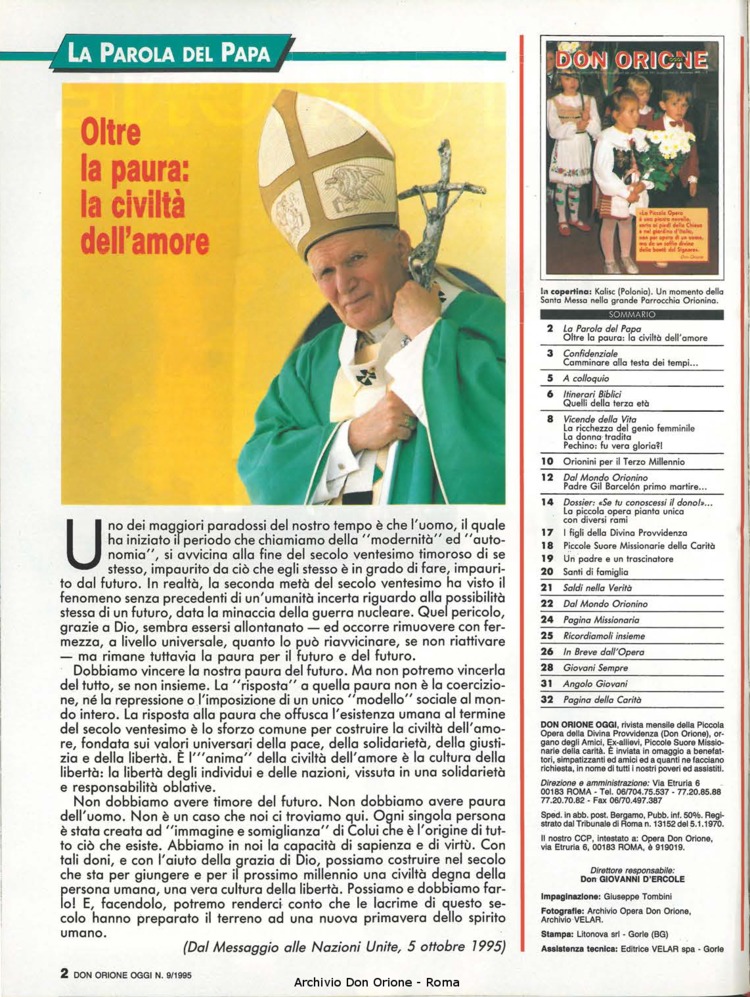 Don Orione oggi, 1995, 09, pagina 2