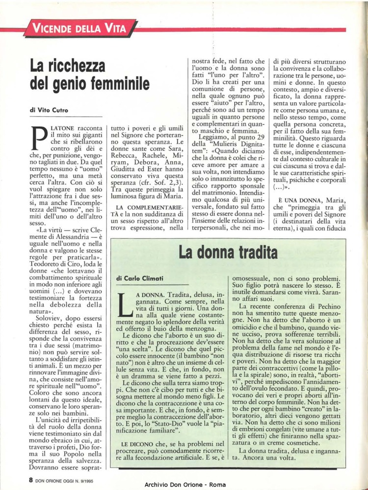 Don Orione oggi, 1995, 09, pagina 8