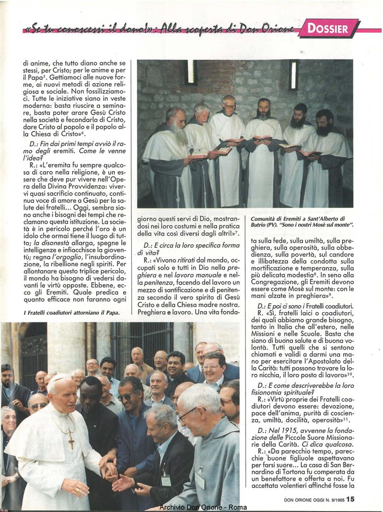 Don Orione oggi, 1995, 09, pagina 15