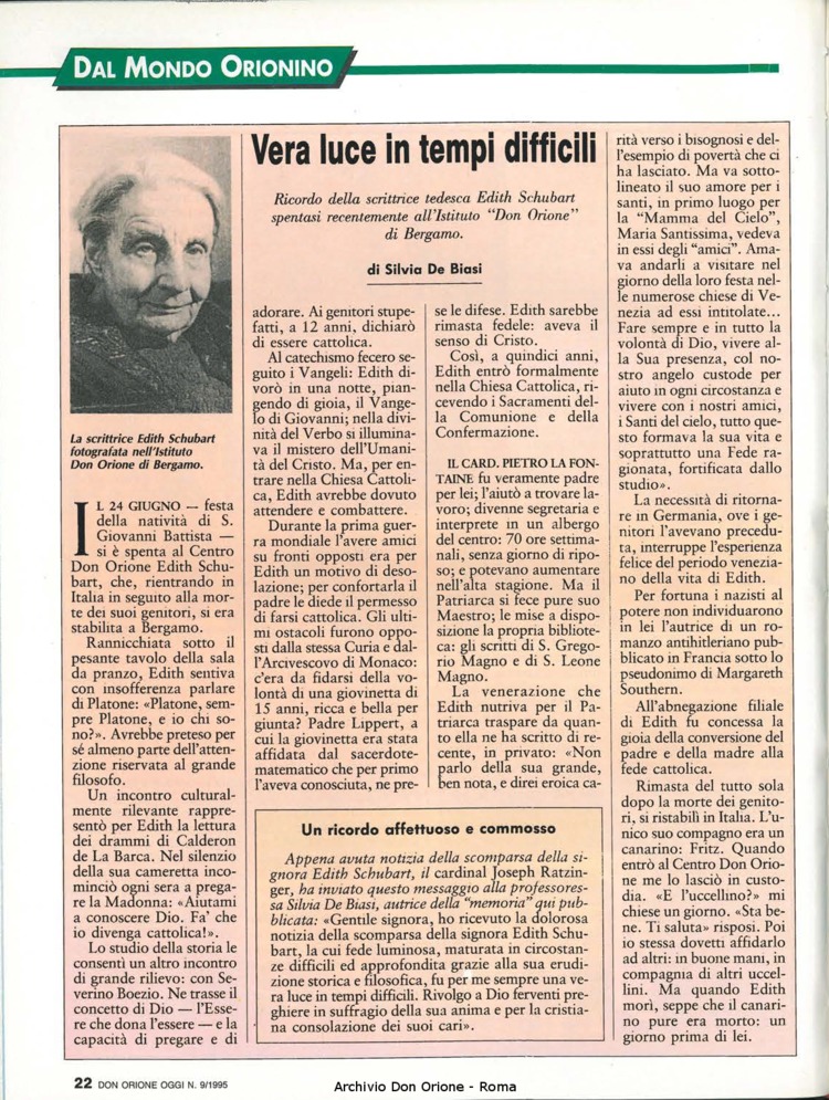 Don Orione oggi, 1995, 09, pagina 22