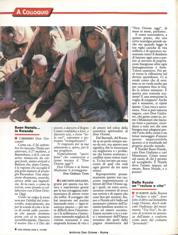 Don Orione oggi, 1995, 10, pagina 4