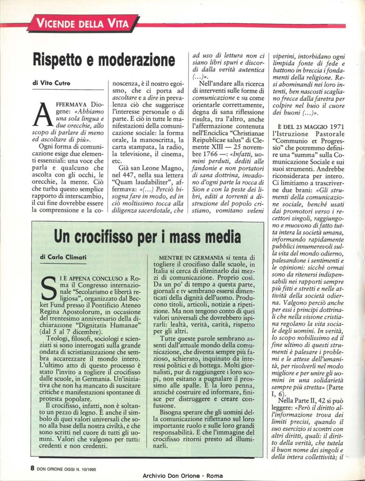 Don Orione oggi, 1995, 10, pagina 8