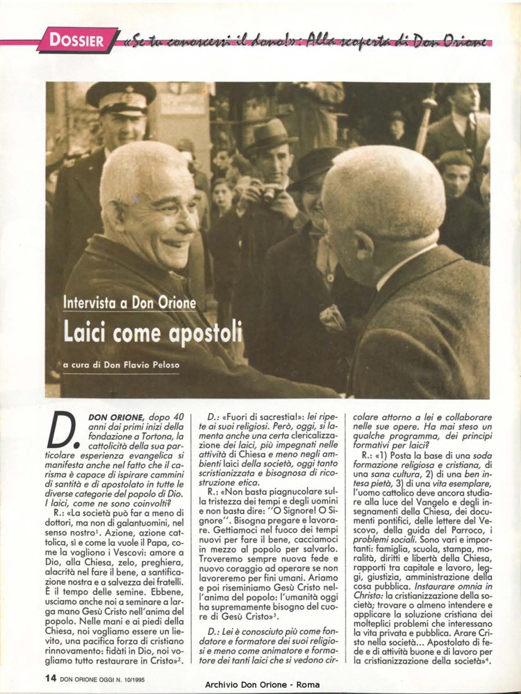 Don Orione oggi, 1995, 10, pagina 14
