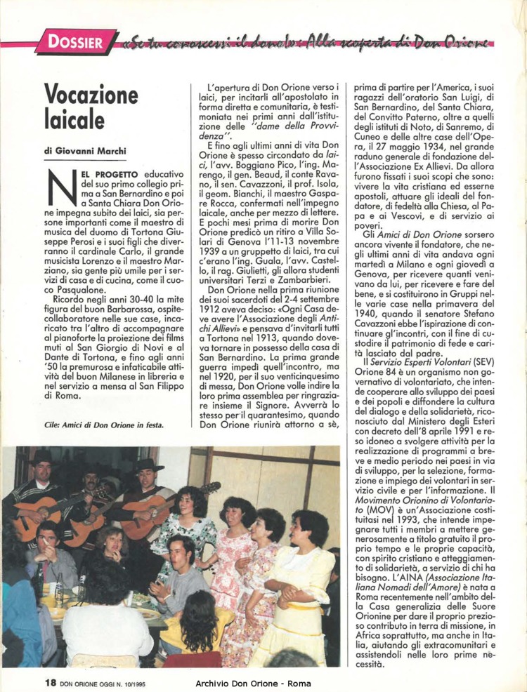 Don Orione oggi, 1995, 10, pagina 18