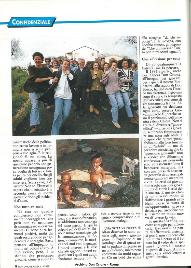 Don Orione oggi, 1996, 01, pagina 4