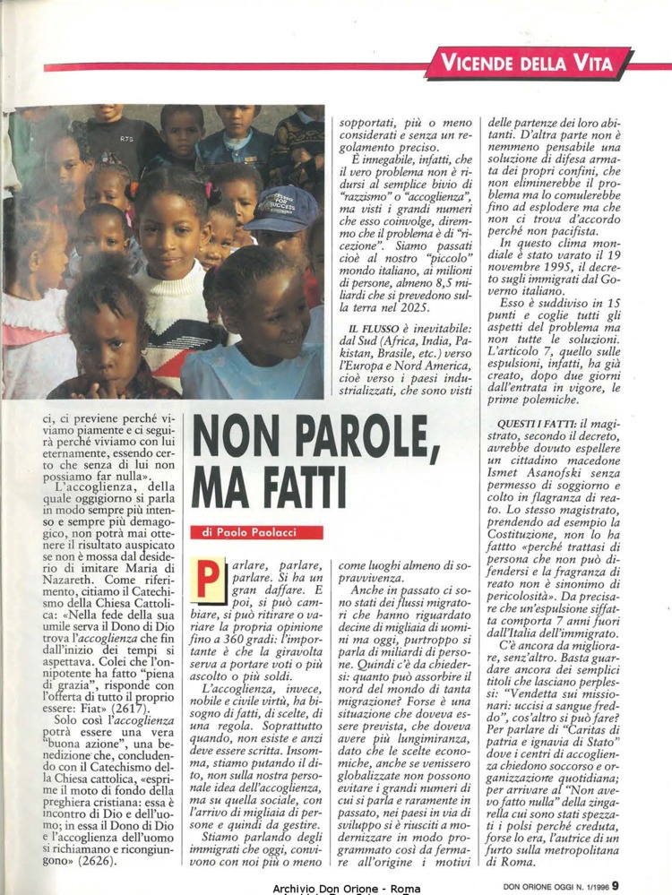 Don Orione oggi, 1996, 01, pagina 9