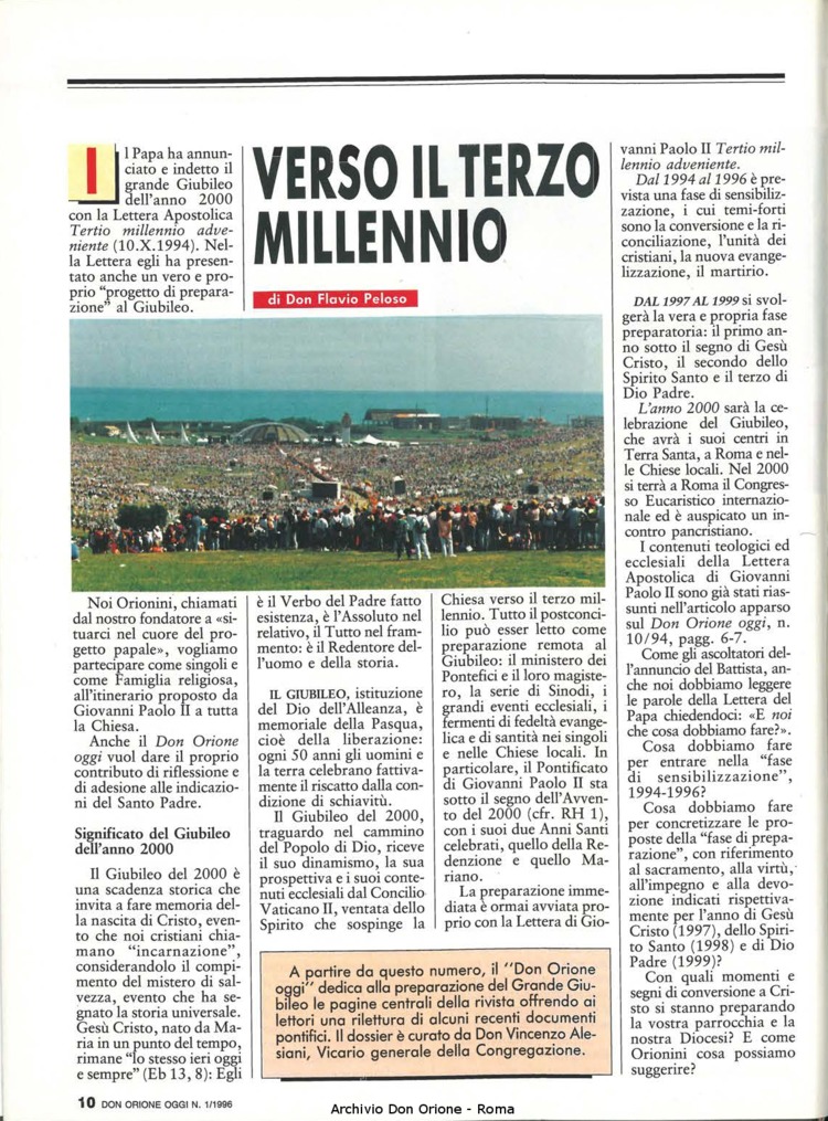 Don Orione oggi, 1996, 01, pagina 10