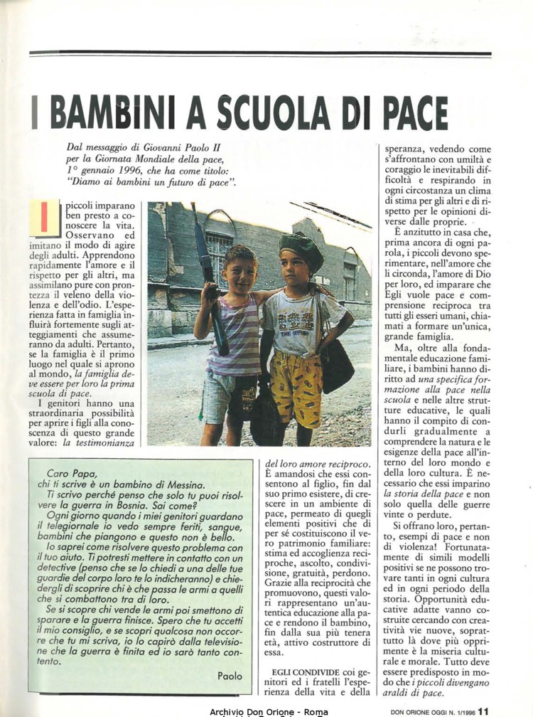 Don Orione oggi, 1996, 01, pagina 11