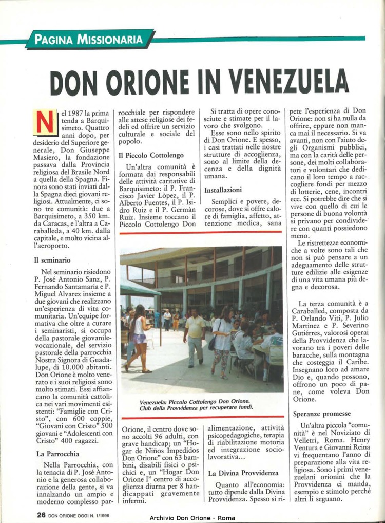Don Orione oggi, 1996, 01, pagina 26