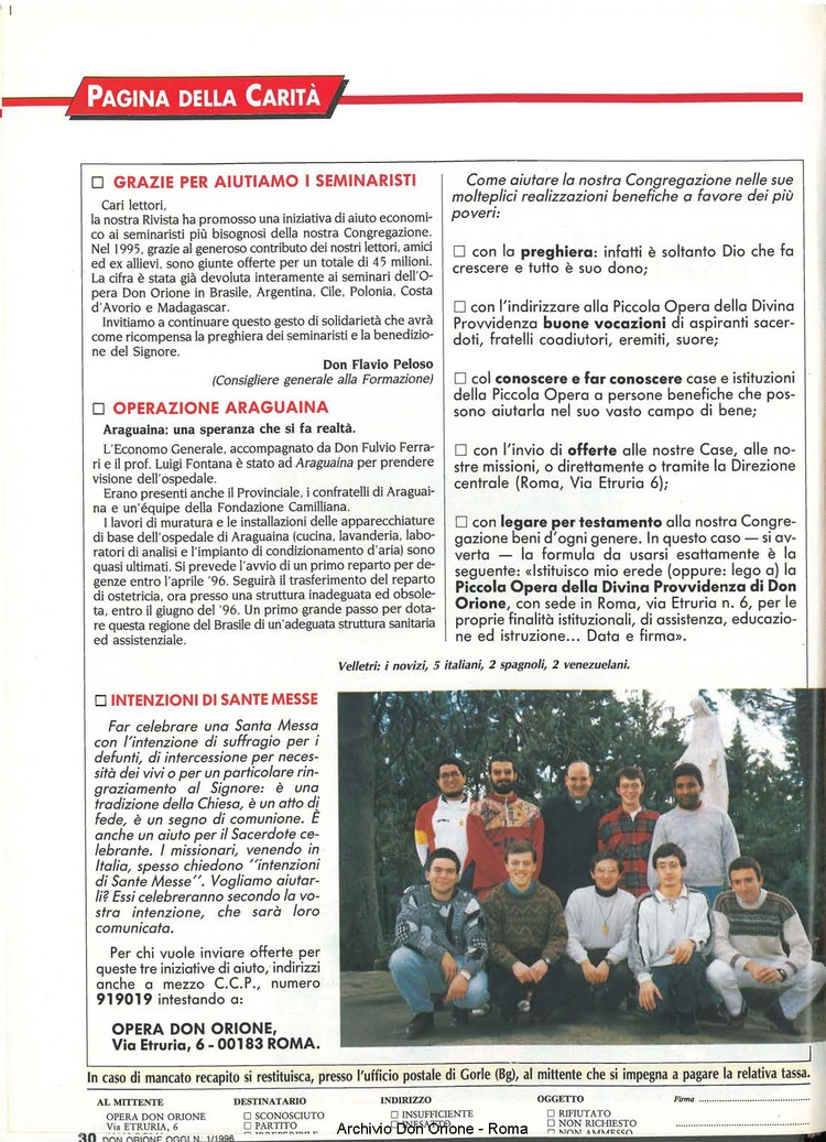 Don Orione oggi, 1996, 01, pagina 32