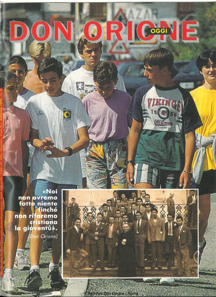 Don Orione oggi, 1996, 02, pagina 1