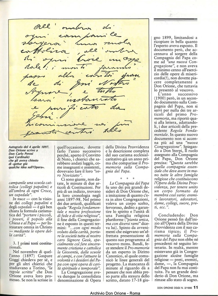Don Orione oggi, 1996, 02, pagina 11