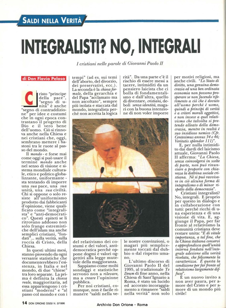 Don Orione oggi, 1996, 02, pagina 14