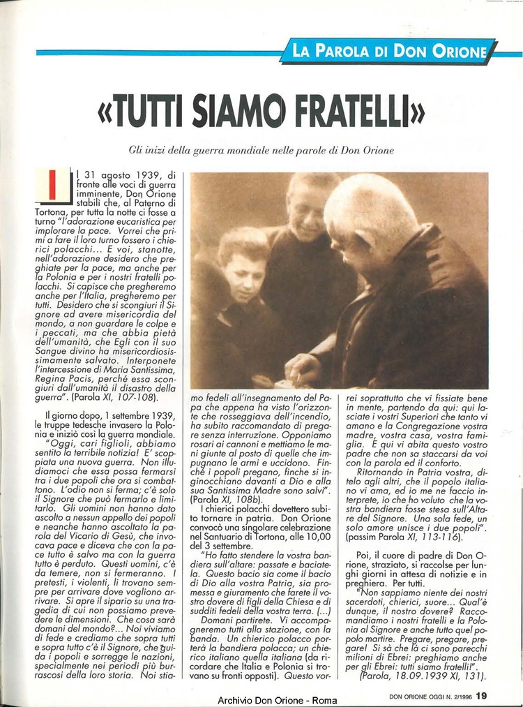 Don Orione oggi, 1996, 02, pagina 19