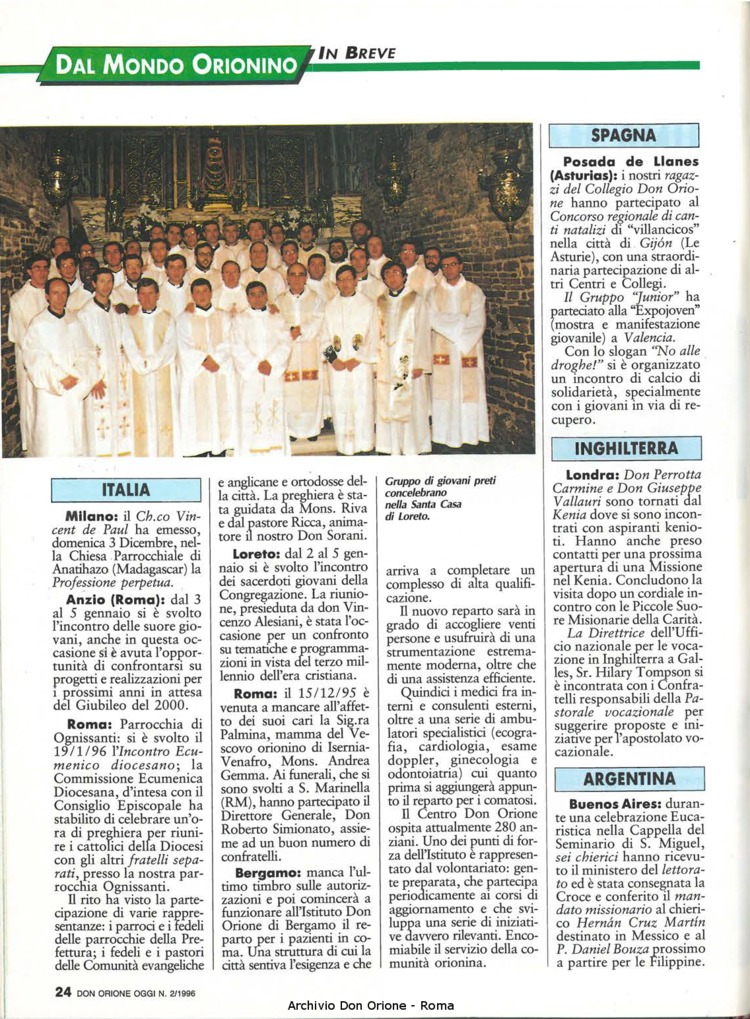 Don Orione oggi, 1996, 02, pagina 24