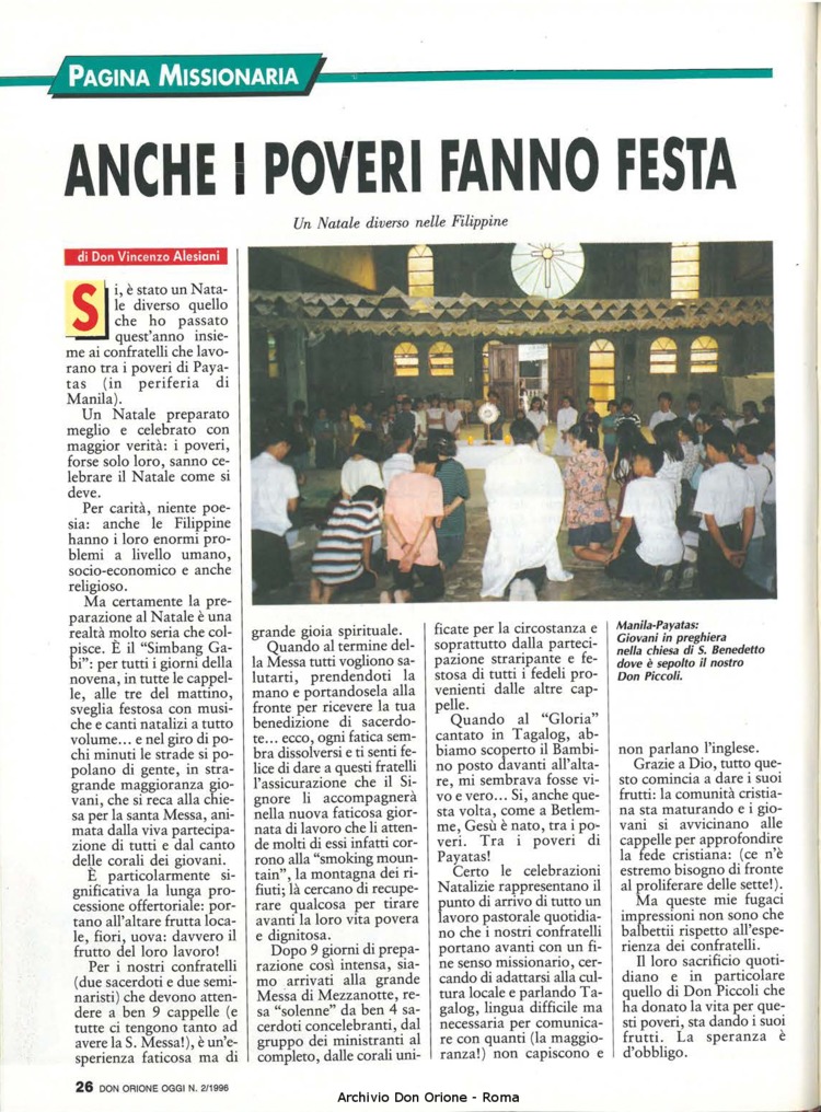 Don Orione oggi, 1996, 02, pagina 26