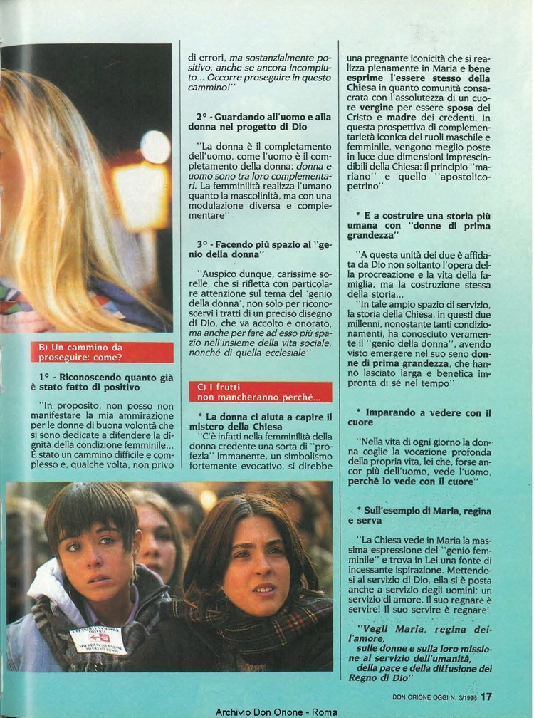 Don Orione oggi, 1996, 03, pagina 17