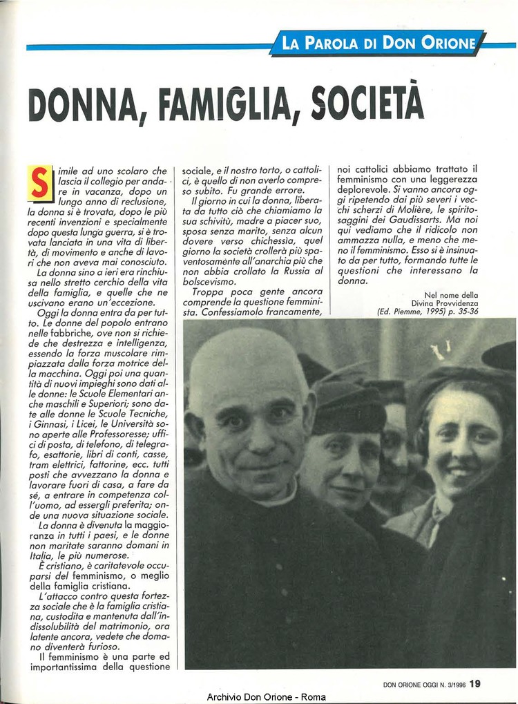 Don Orione oggi, 1996, 03, pagina 19