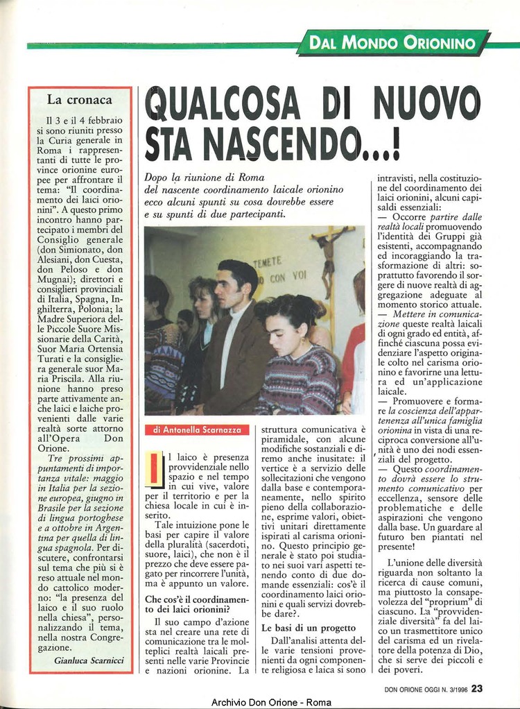 Don Orione oggi, 1996, 03, pagina 23