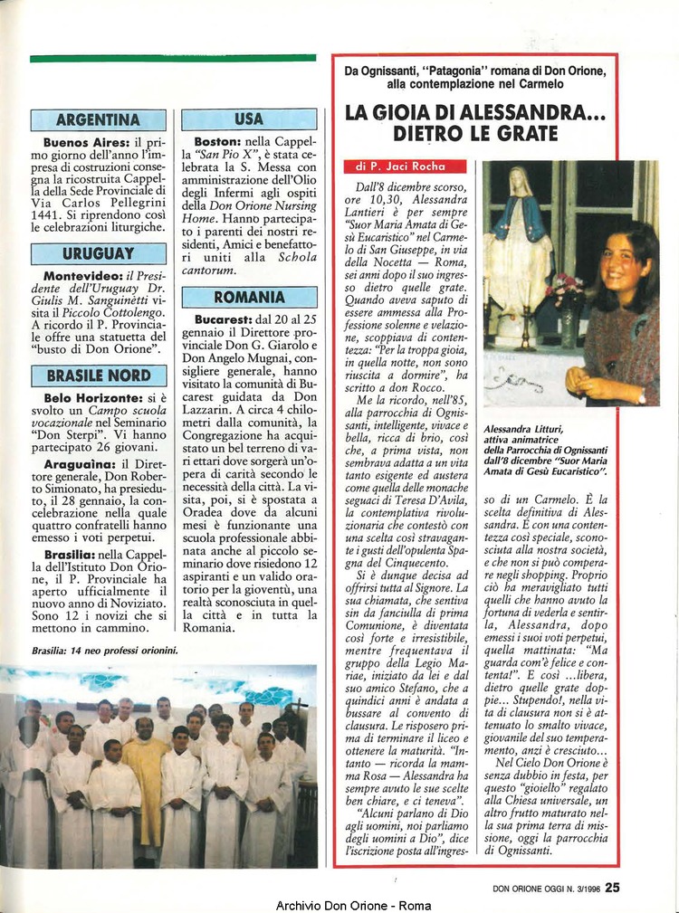 Don Orione oggi, 1996, 03, pagina 25