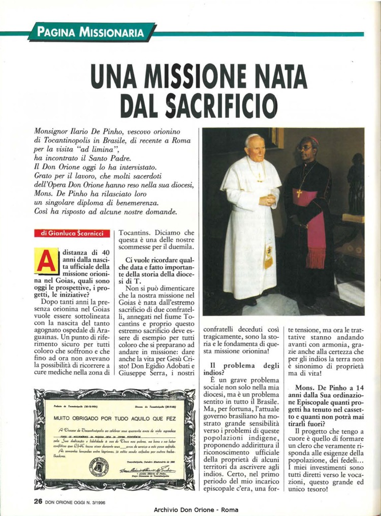 Don Orione oggi, 1996, 03, pagina 26
