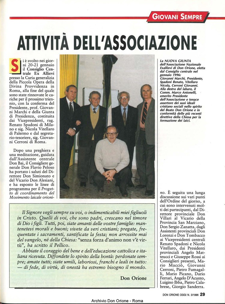 Don Orione oggi, 1996, 03, pagina 29
