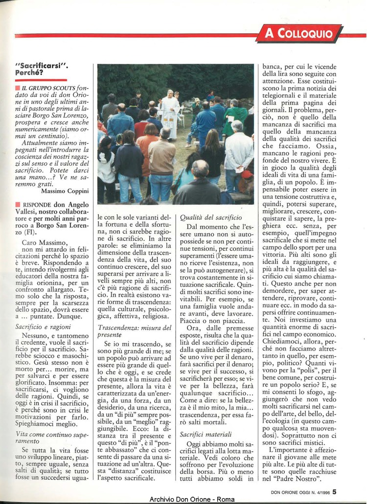 Don Orione oggi, 1996, 04, pagina 5