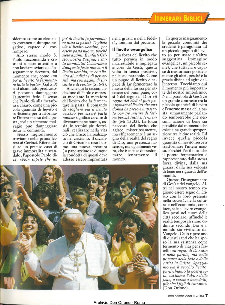 Don Orione oggi, 1996, 04, pagina 7