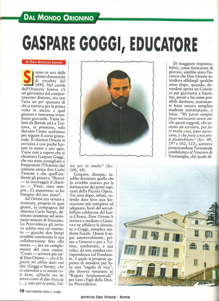 Don Orione oggi, 1996, 04, pagina 10