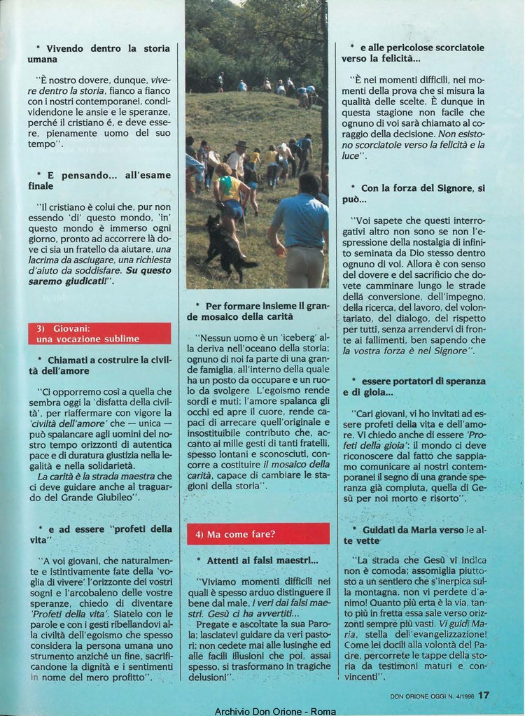 Don Orione oggi, 1996, 04, pagina 17
