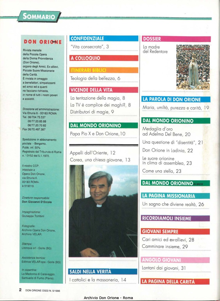 Don Orione oggi, 1996, 05, pagina 2