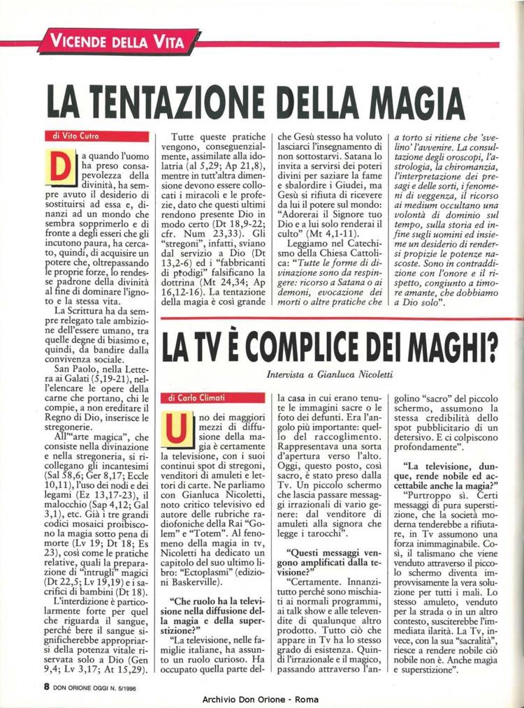 Don Orione oggi, 1996, 05, pagina 8