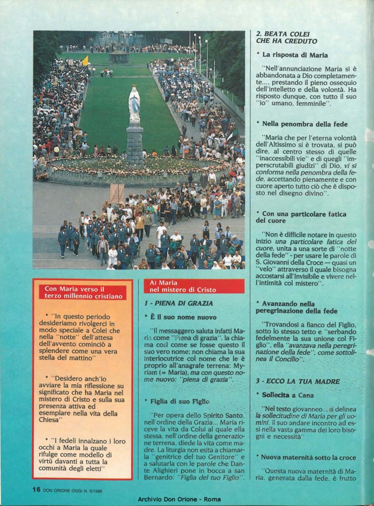 Don Orione oggi, 1996, 05, pagina 16