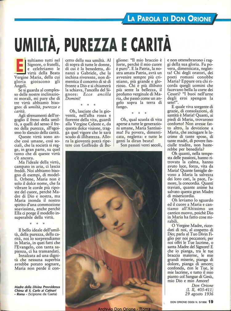 Don Orione oggi, 1996, 05, pagina 19