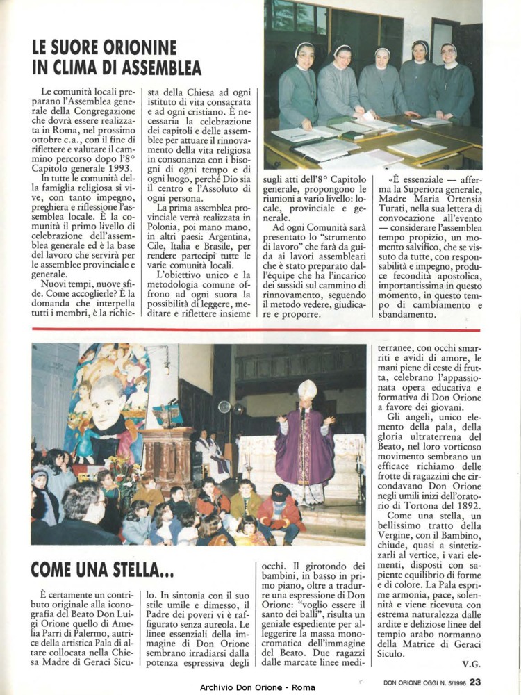 Don Orione oggi, 1996, 05, pagina 23