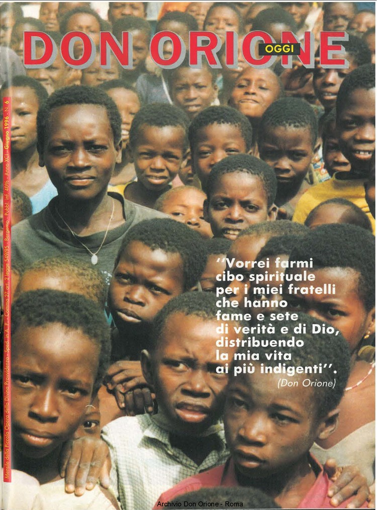 Don Orione oggi, 1996, 06, pagina 1