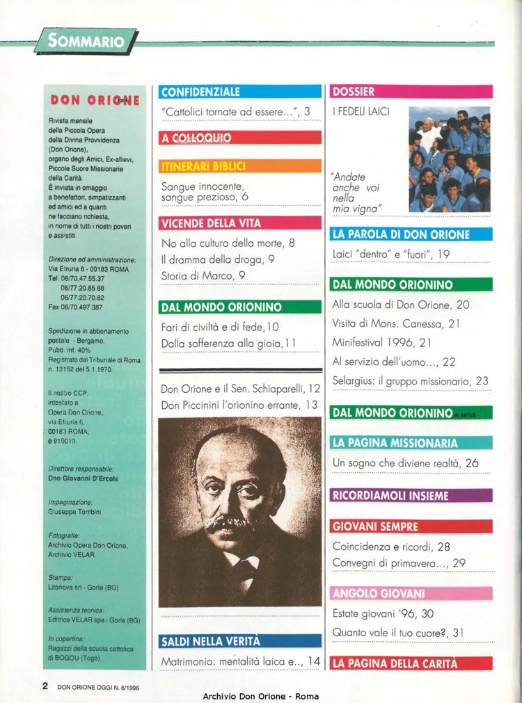 Don Orione oggi, 1996, 06, pagina 2