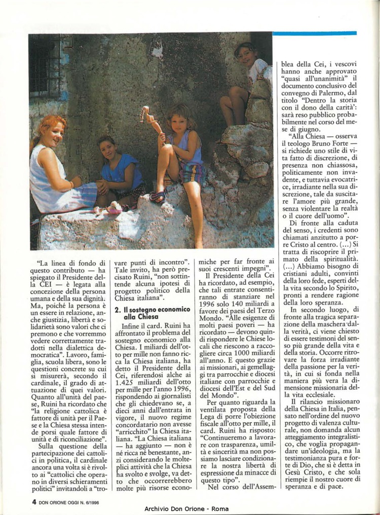 Don Orione oggi, 1996, 06, pagina 4