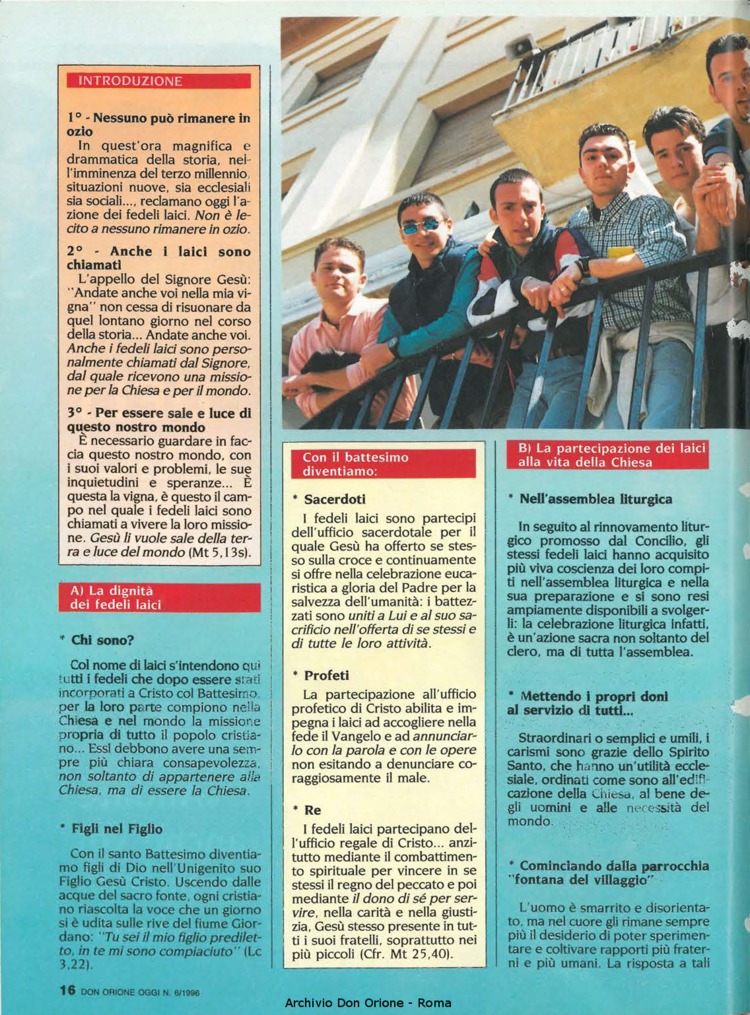Don Orione oggi, 1996, 06, pagina 16