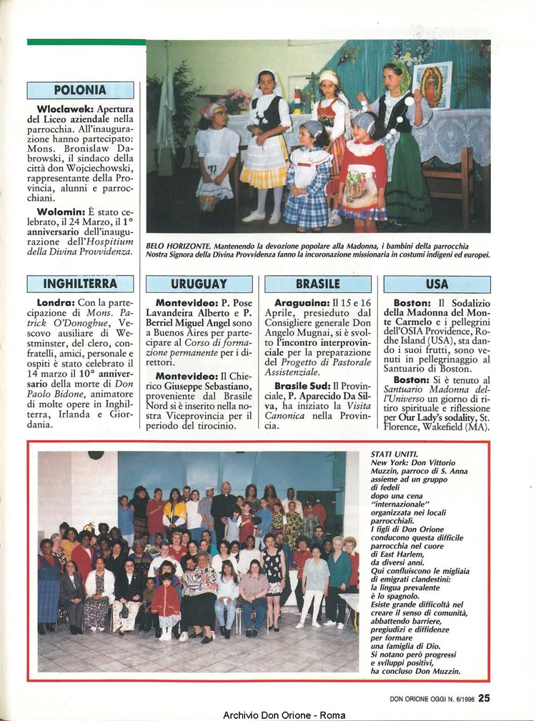 Don Orione oggi, 1996, 06, pagina 25