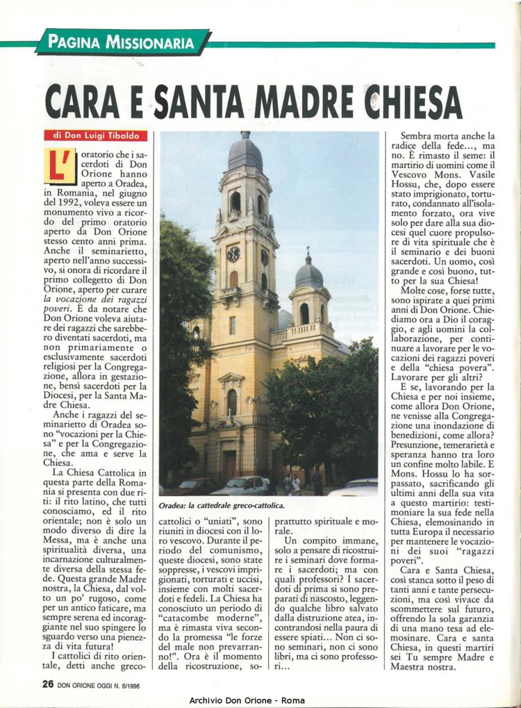 Don Orione oggi, 1996, 06, pagina 26