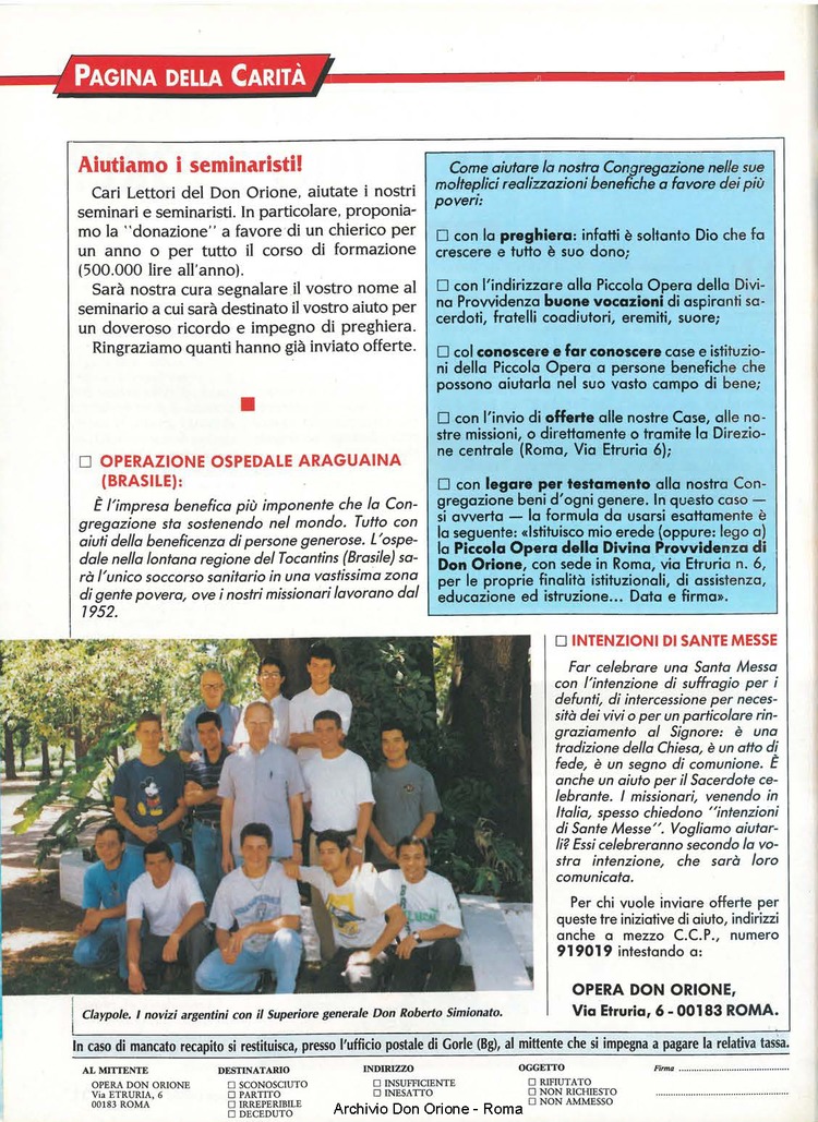 Don Orione oggi, 1996, 06, pagina 32