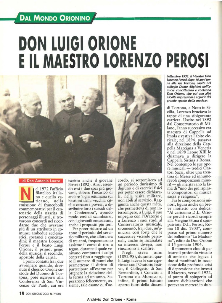 Don Orione oggi, 1996, 07, pagina 10