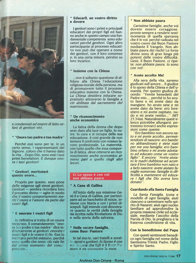 Don Orione oggi, 1996, 07, pagina 17